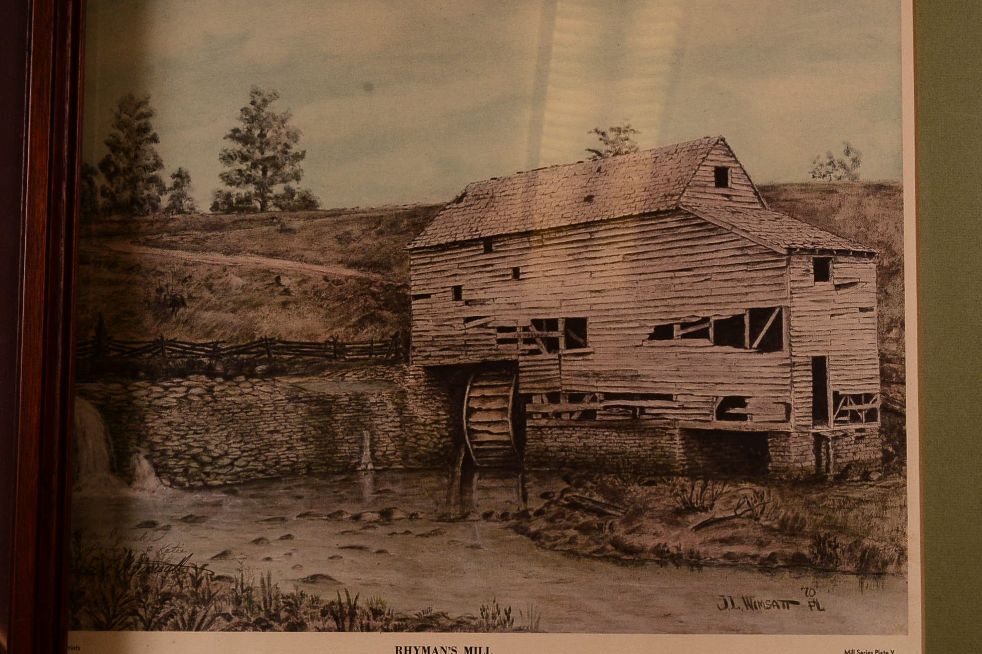 Two Framed Prints by Artist James L. Wimsatt