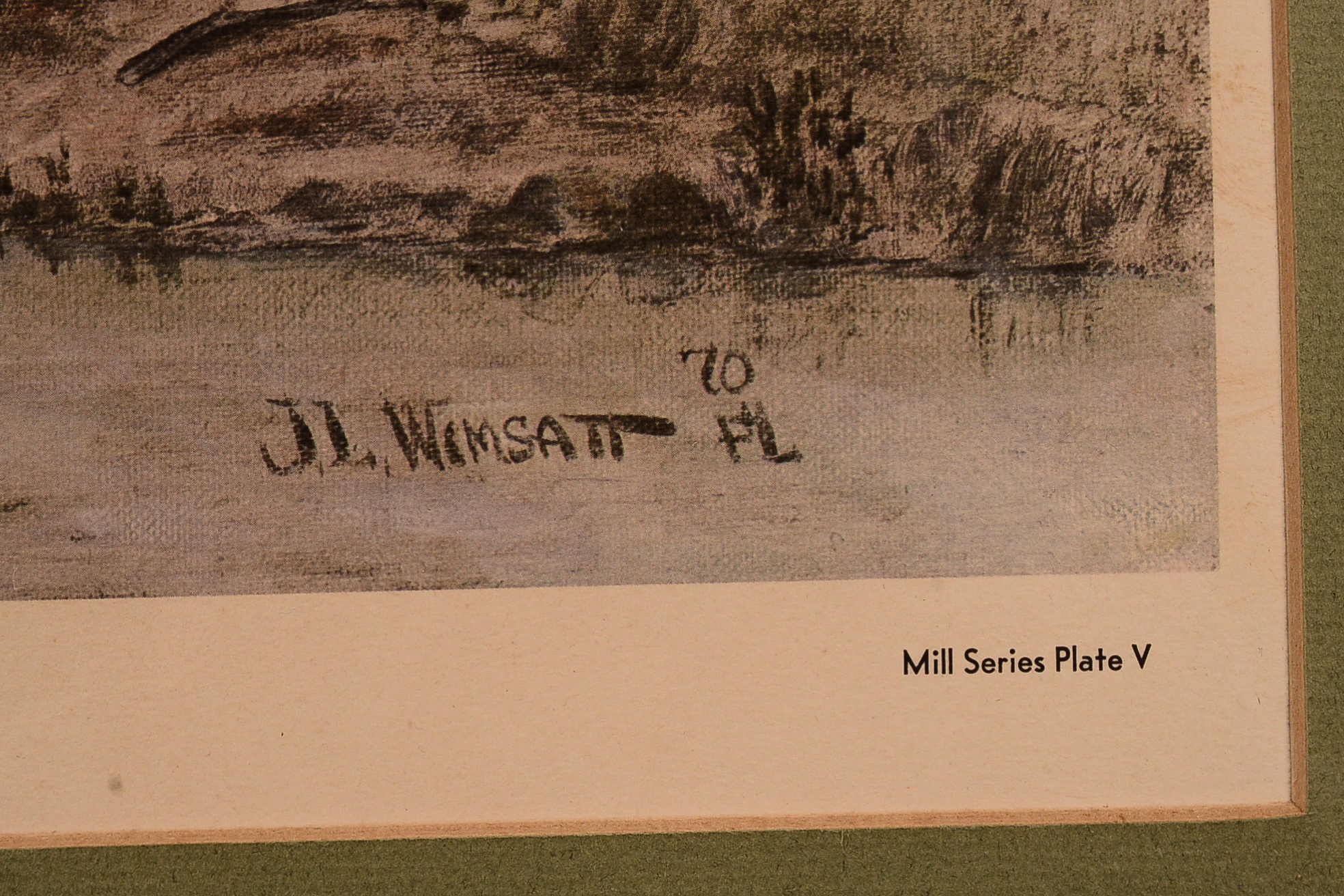 Two Framed Prints by Artist James L. Wimsatt