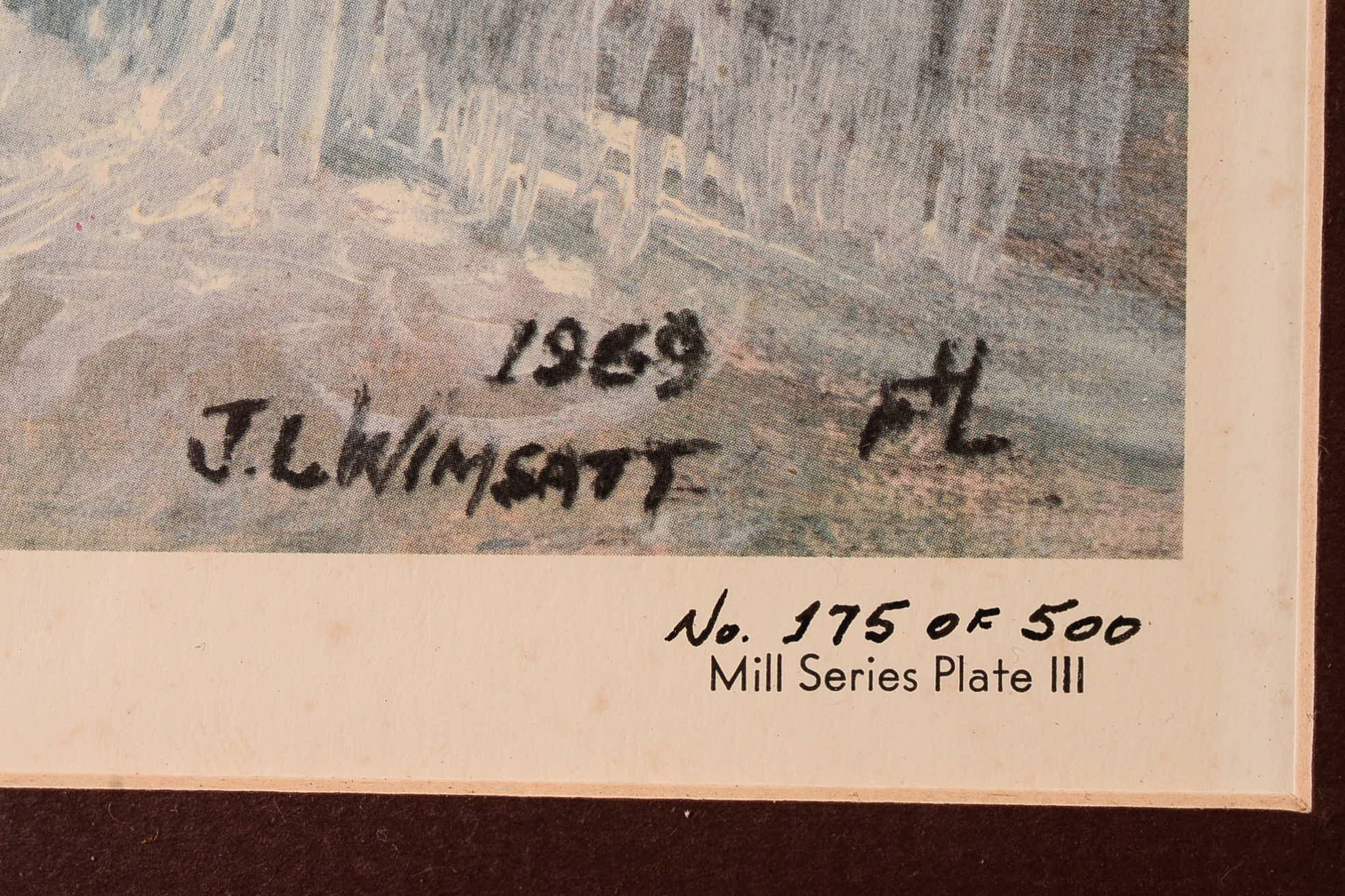 Two Framed Prints by Artist James L. Wimsatt