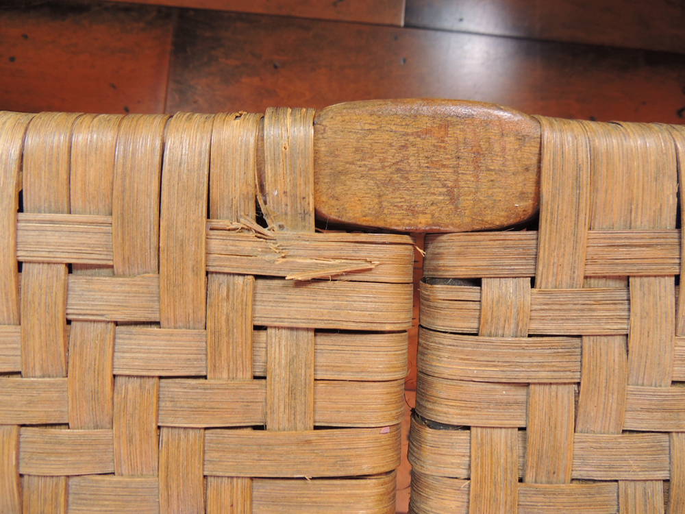 Antique 1800s Slat Back Double Wagon Seat