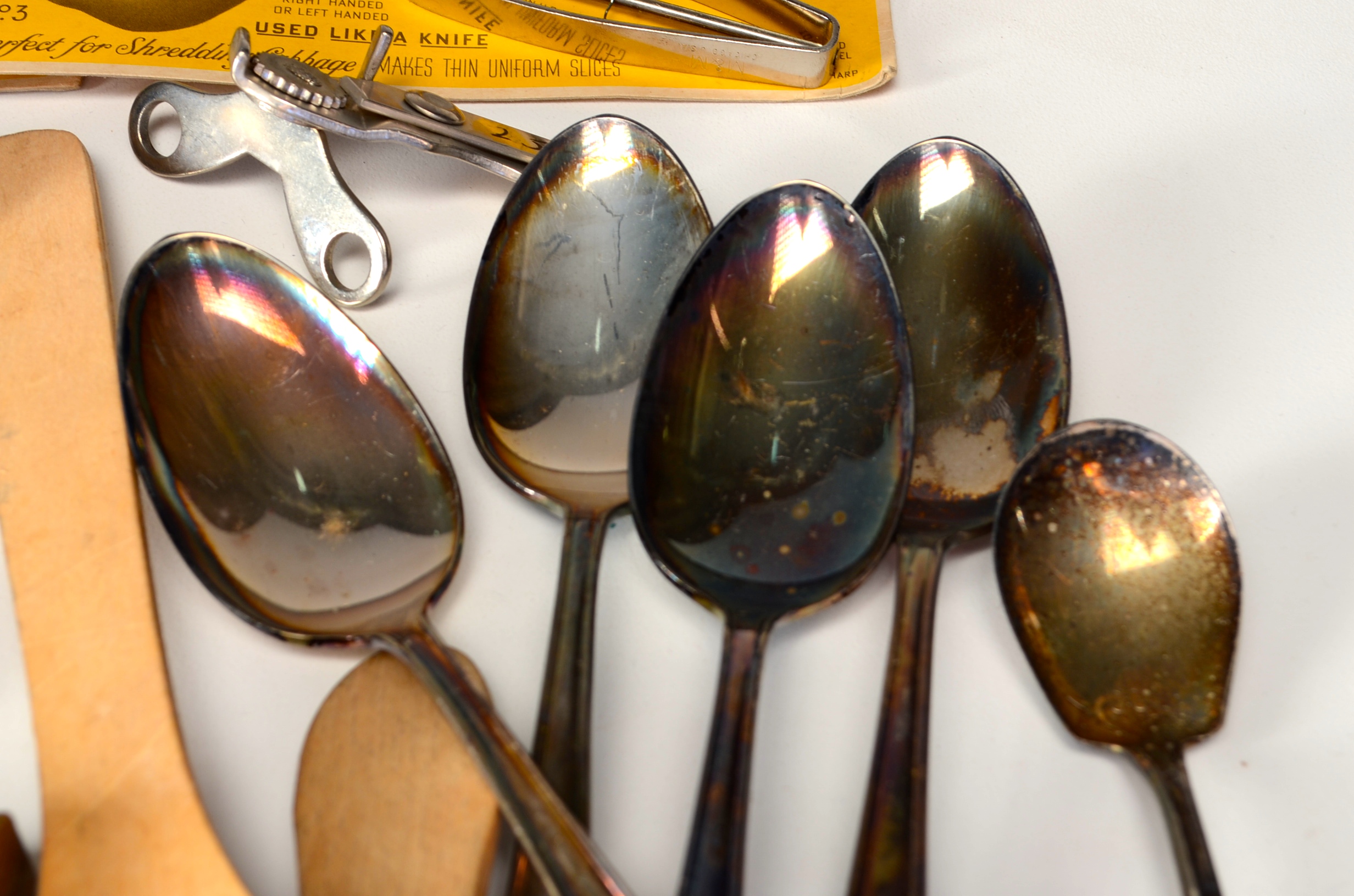 Vintage Kitchen Tools and Flatware Pieces 