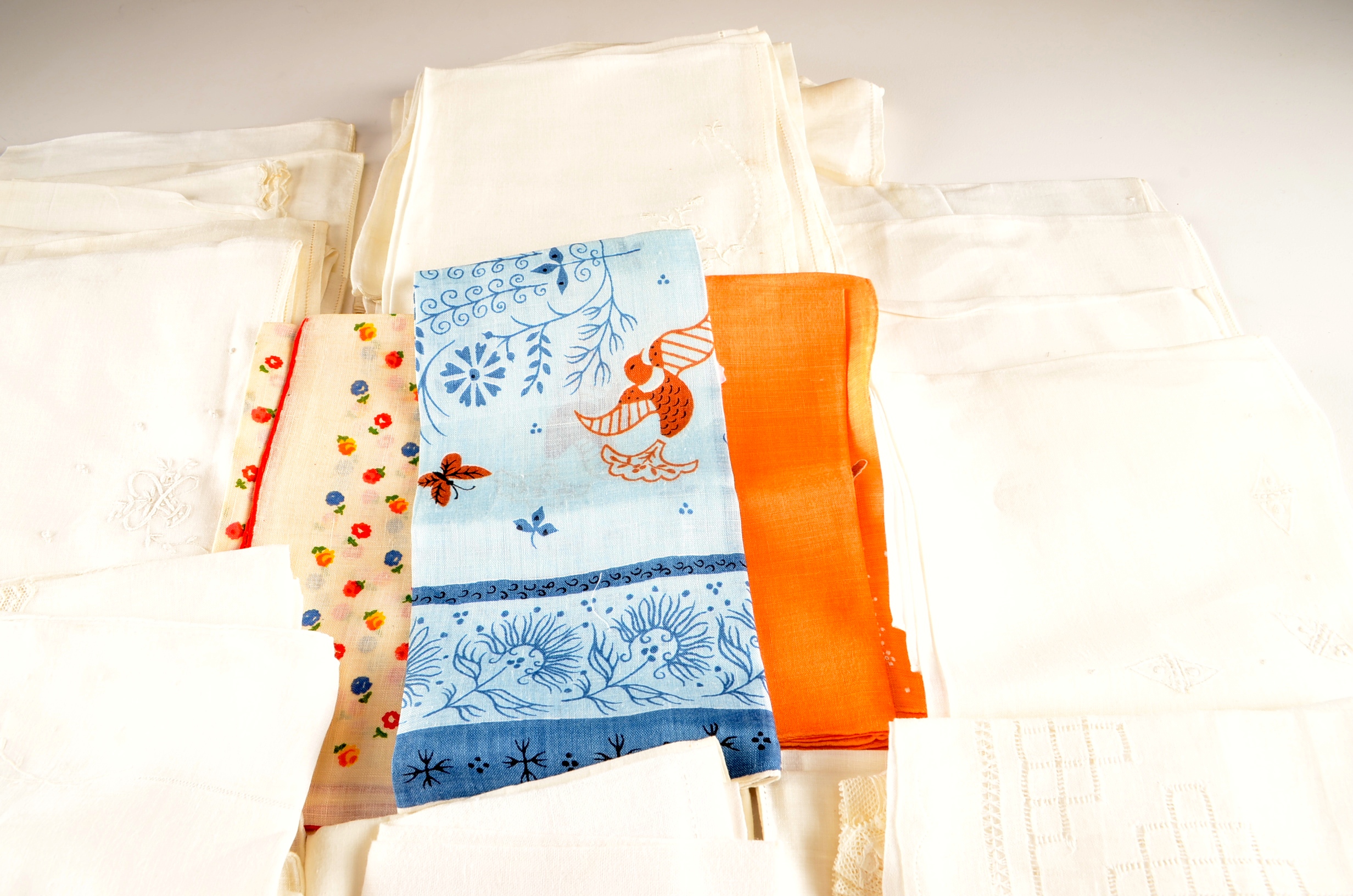 Group of Vintage Handkerchiefs Includes Tammis Keefe 