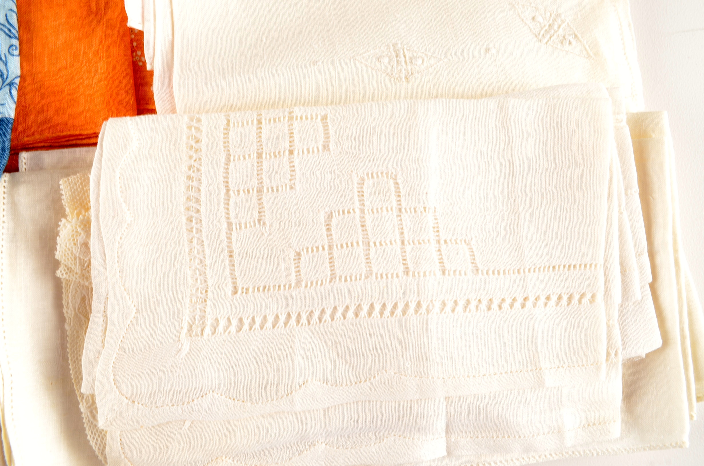 Group of Vintage Handkerchiefs Includes Tammis Keefe 