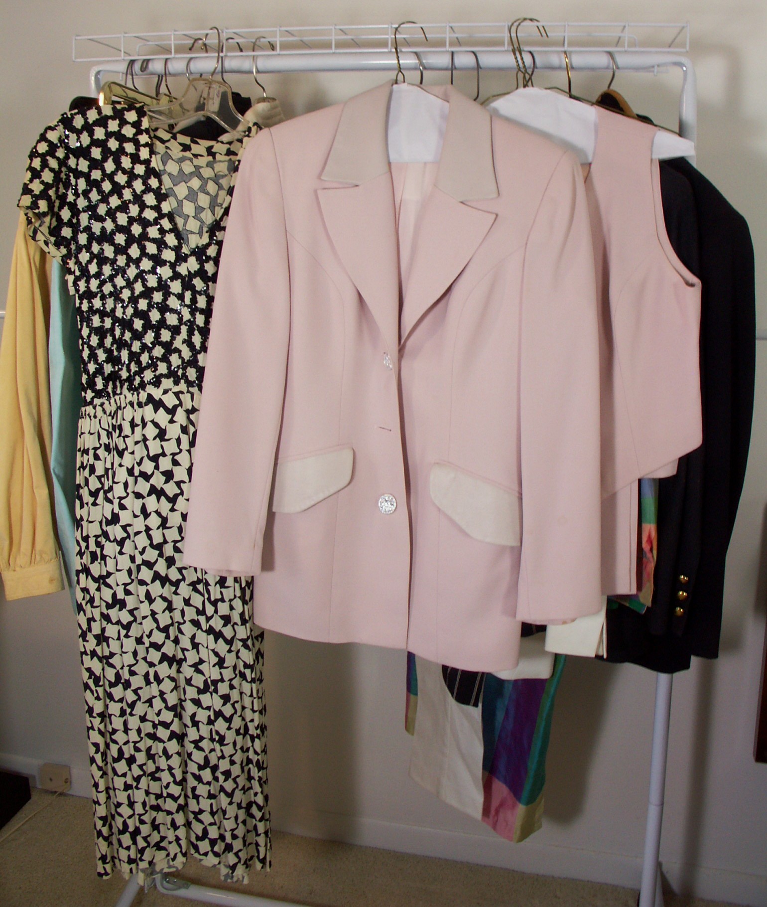 Large Lot of Women's Designer Suits, Jackets, Skirts