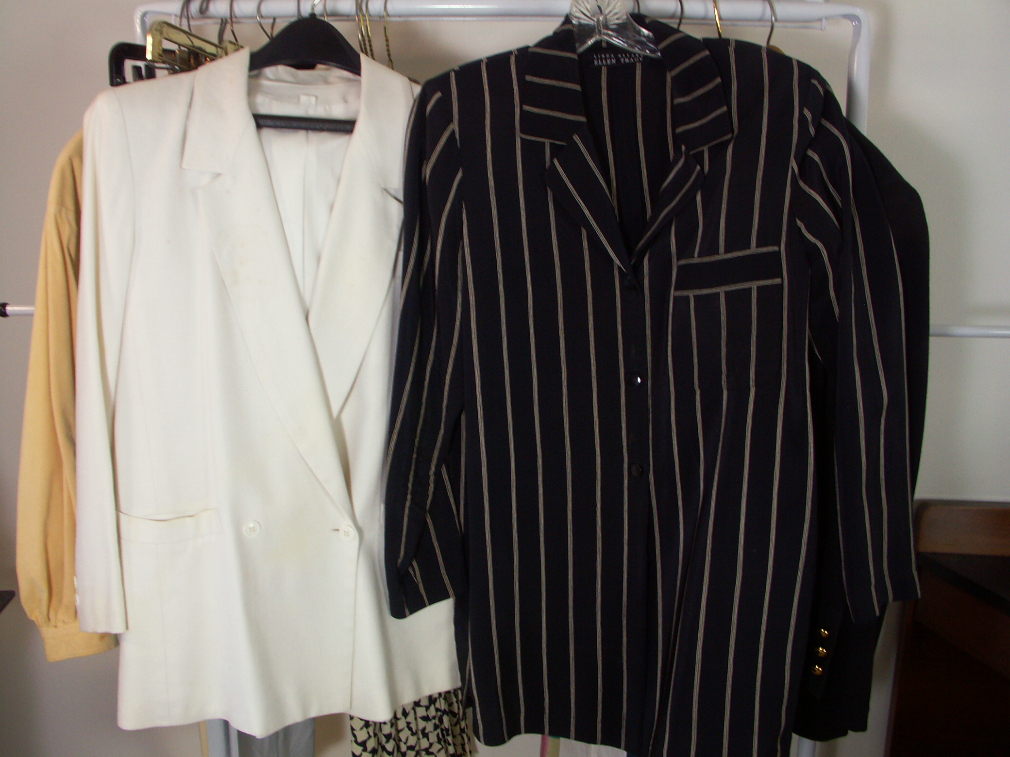 Large Lot of Women's Designer Suits, Jackets, Skirts