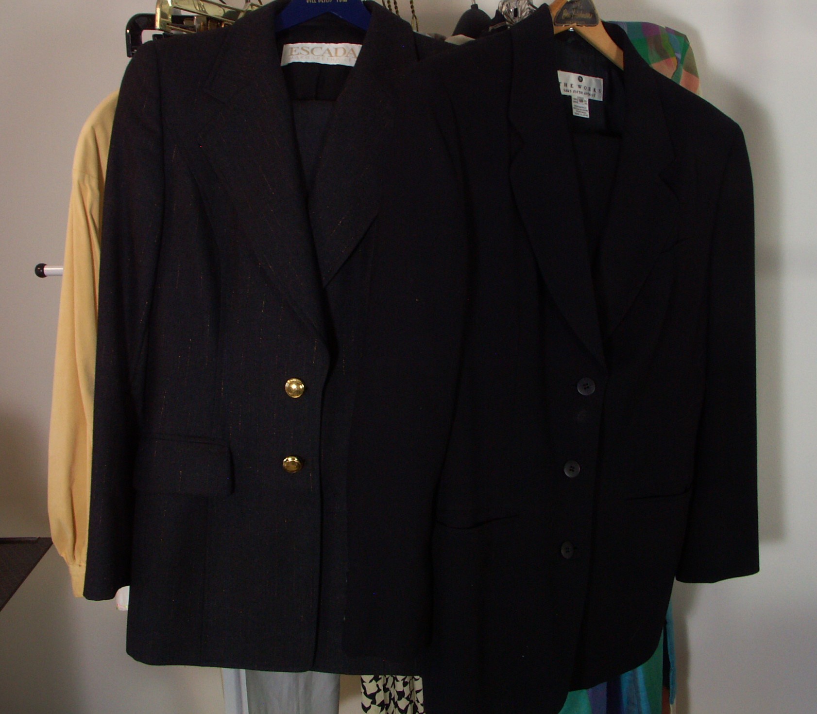 Large Lot of Women's Designer Suits, Jackets, Skirts