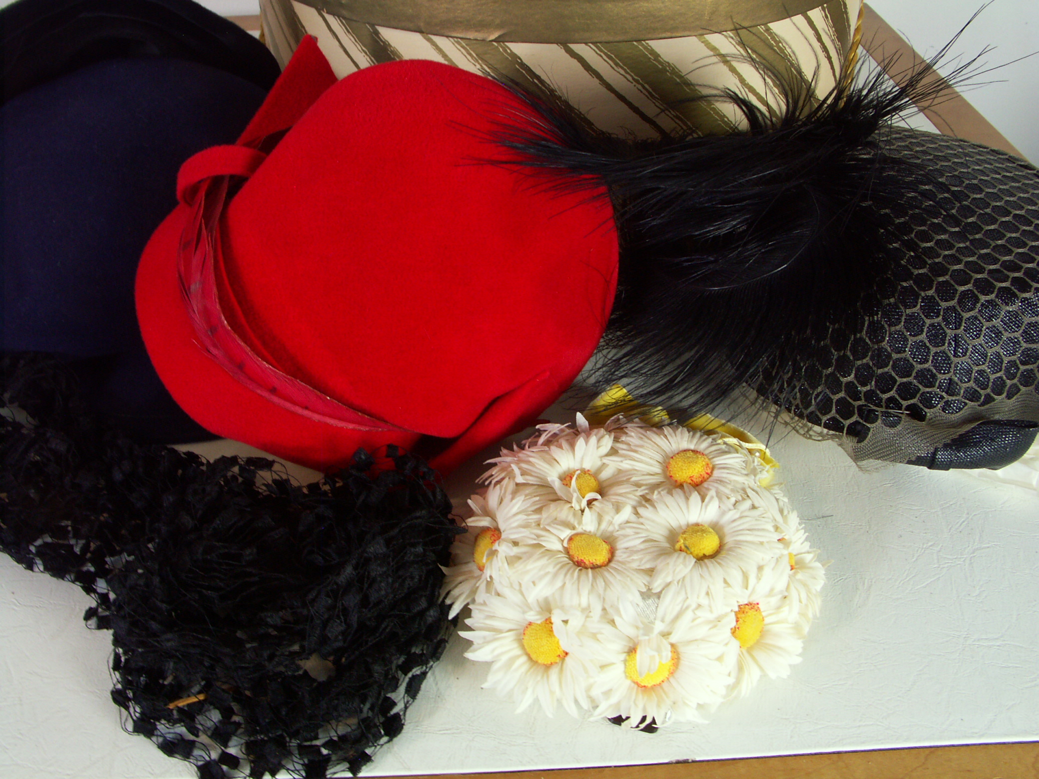 Lot of Women's Vintage Dress Hats