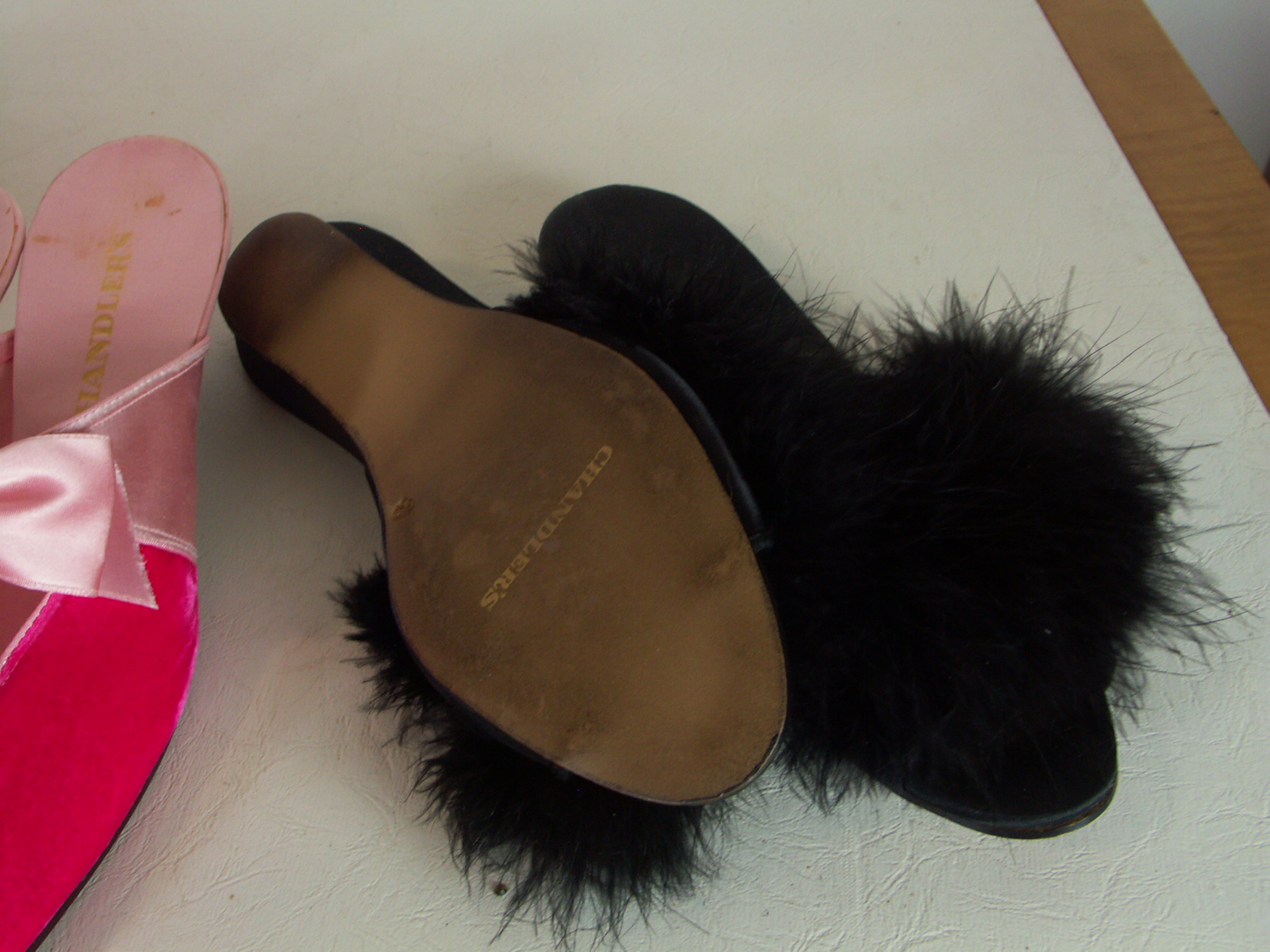 Lot of Women's Vintage Boudoir Slippers