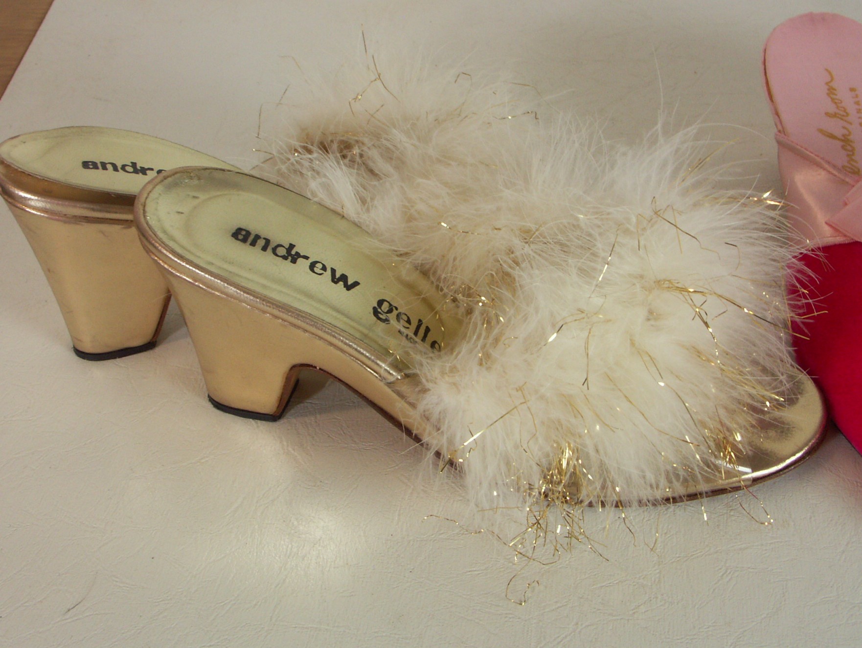 Lot of Women's Vintage Boudoir Slippers