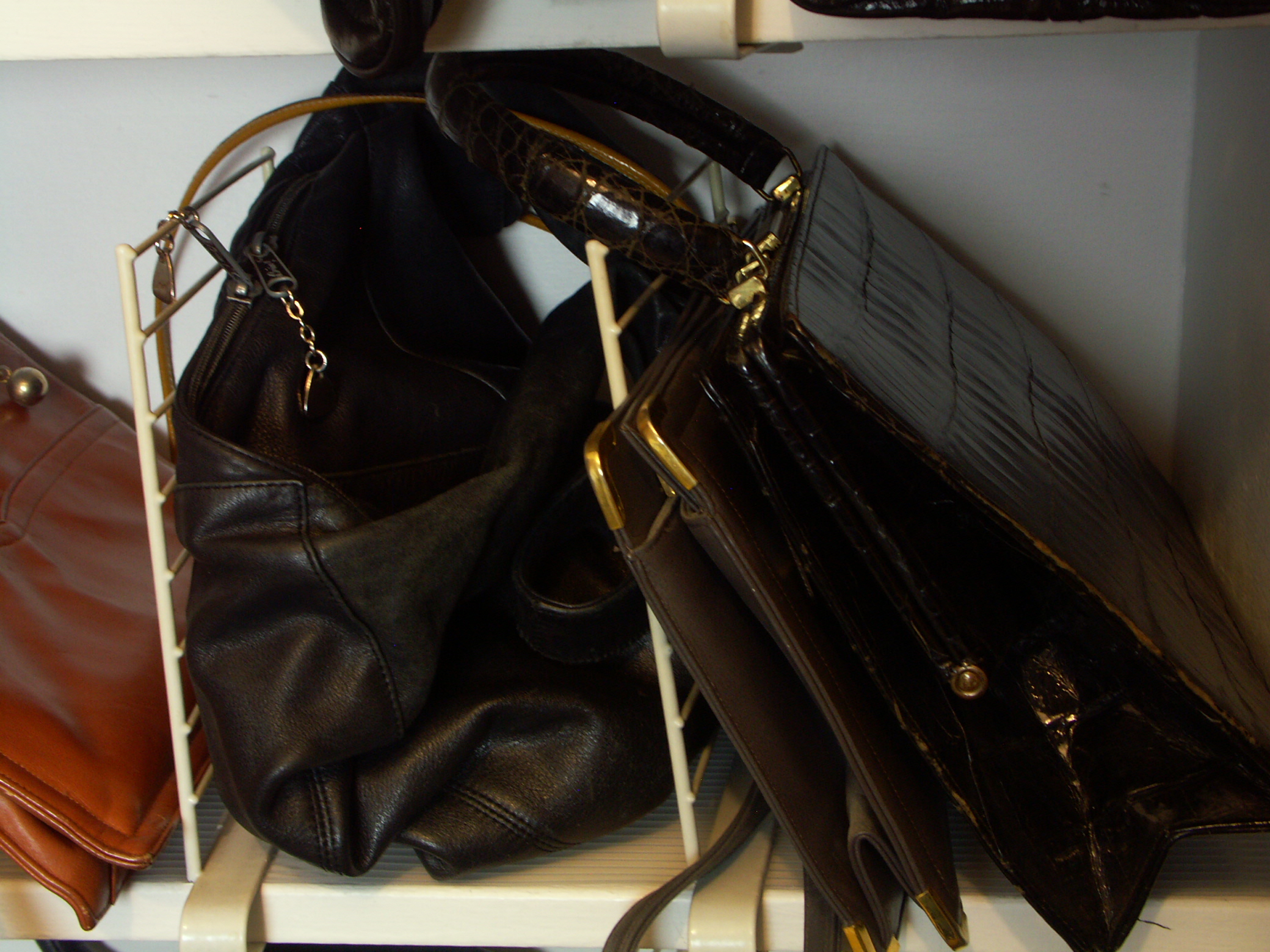 Lot of Women's Vintage Leather Handbags