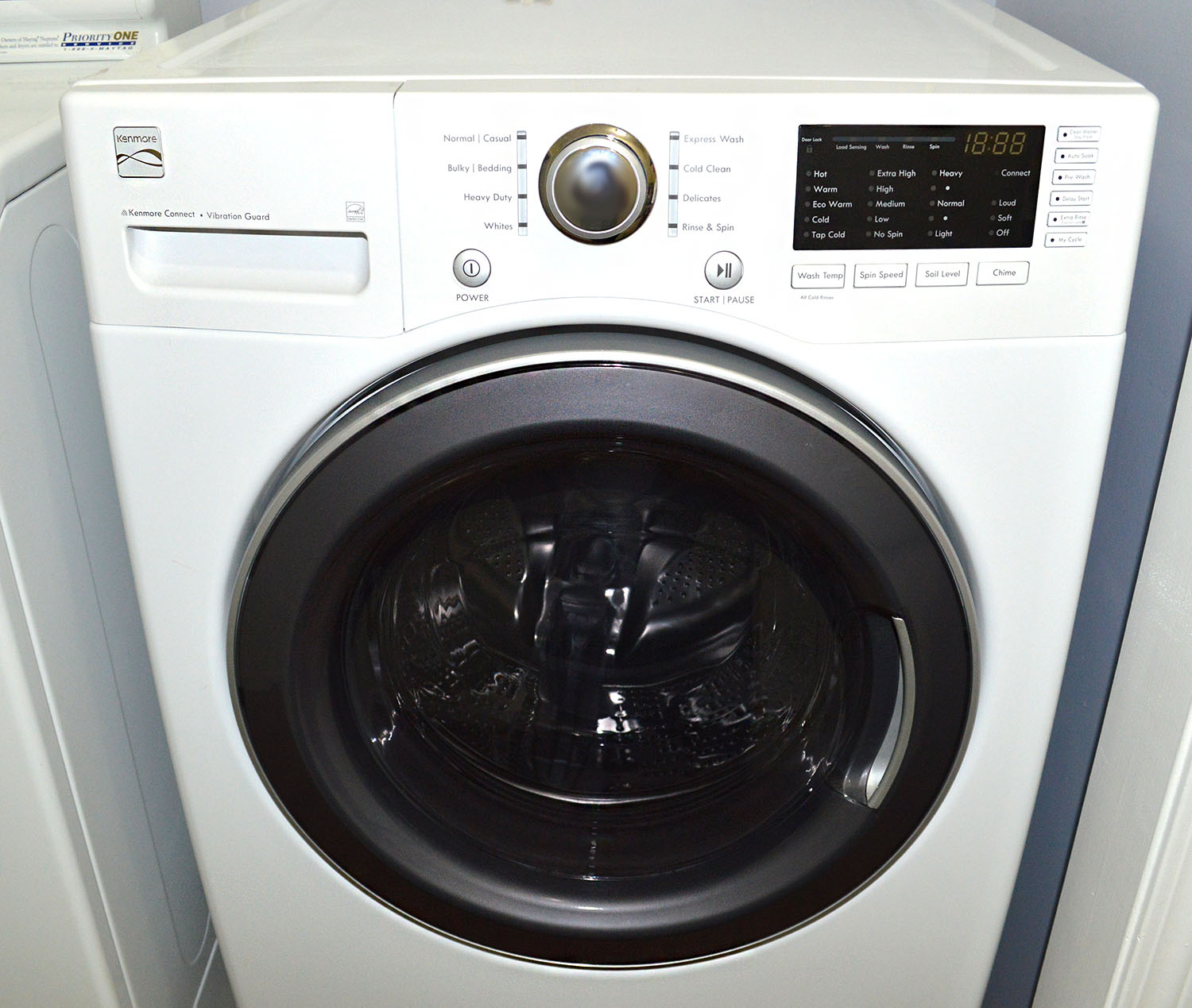 Kenmore Front Load Digital Washer with Energy Star Rating