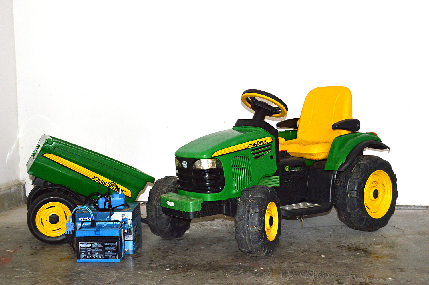 Peg perego john deere turf tractor store