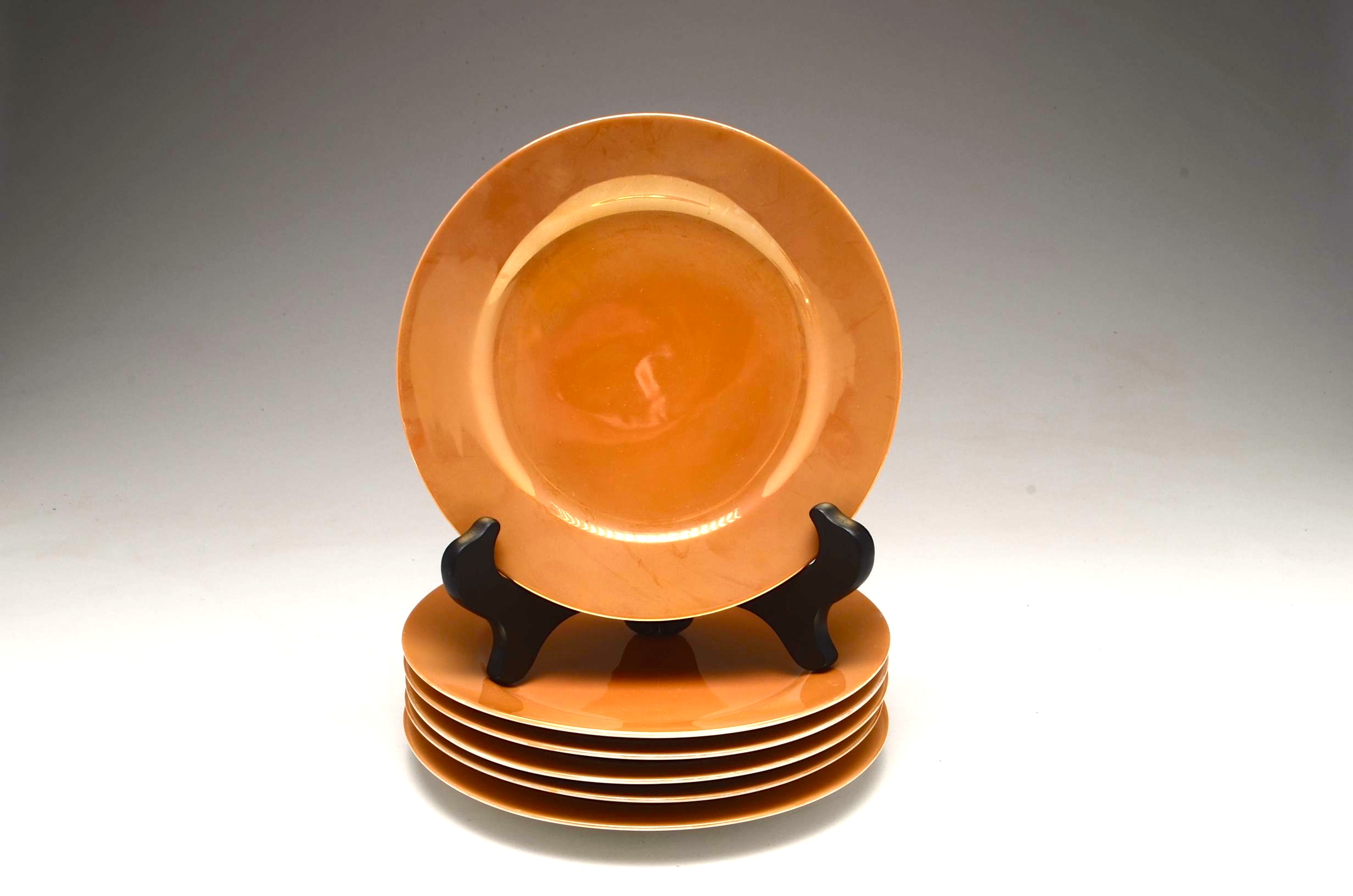 Vintage Noritake Peach Lusterware Tea Set 