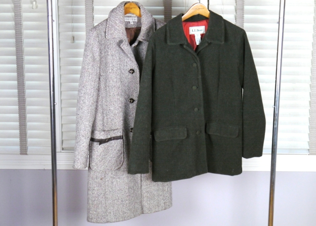 Two Women's Size Small Wool Coats