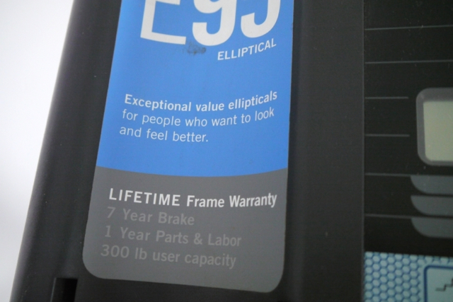 Horizon E95 Elliptical Machine 