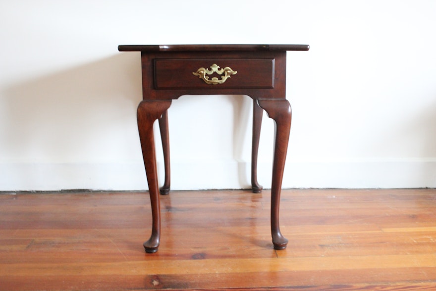 Statton Furniture Queen Anne Style End Table 