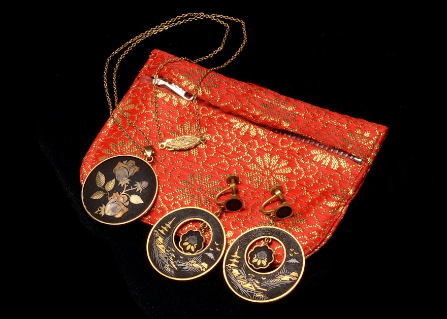 Amita Japanese Hand Made Vintage Jewelry Pieces  