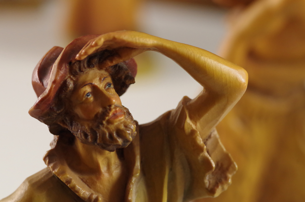 ANRI Hand-Carved Italian Nativity Creche Set