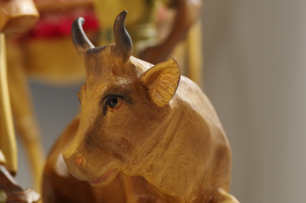 ANRI Hand-Carved Italian Nativity Creche Set