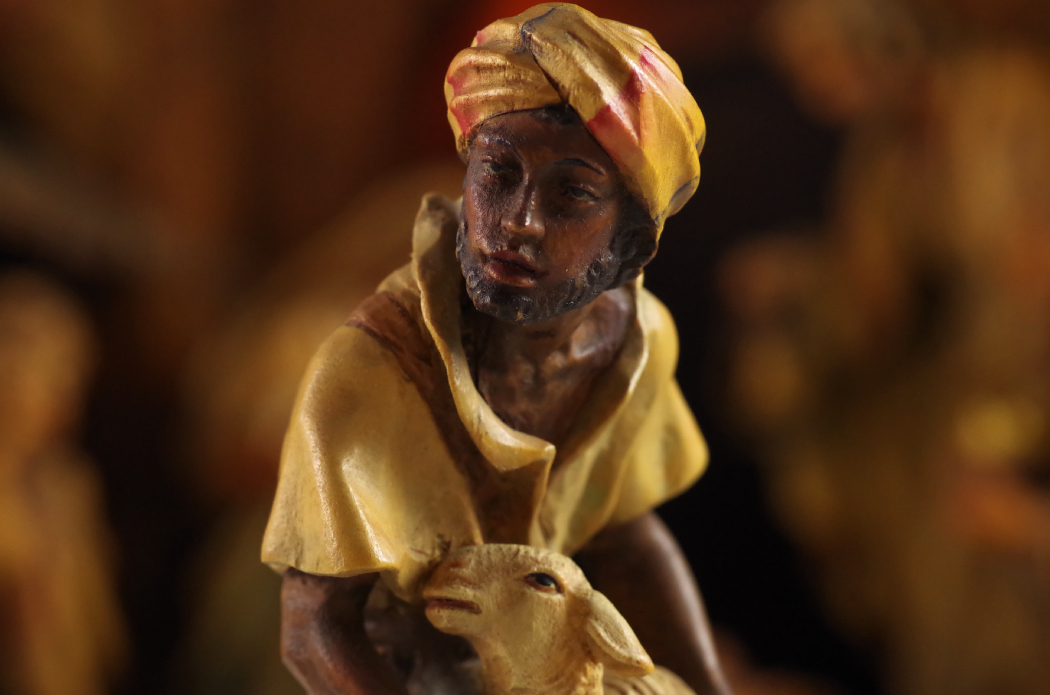 ANRI Hand-Carved Italian Nativity Creche Set