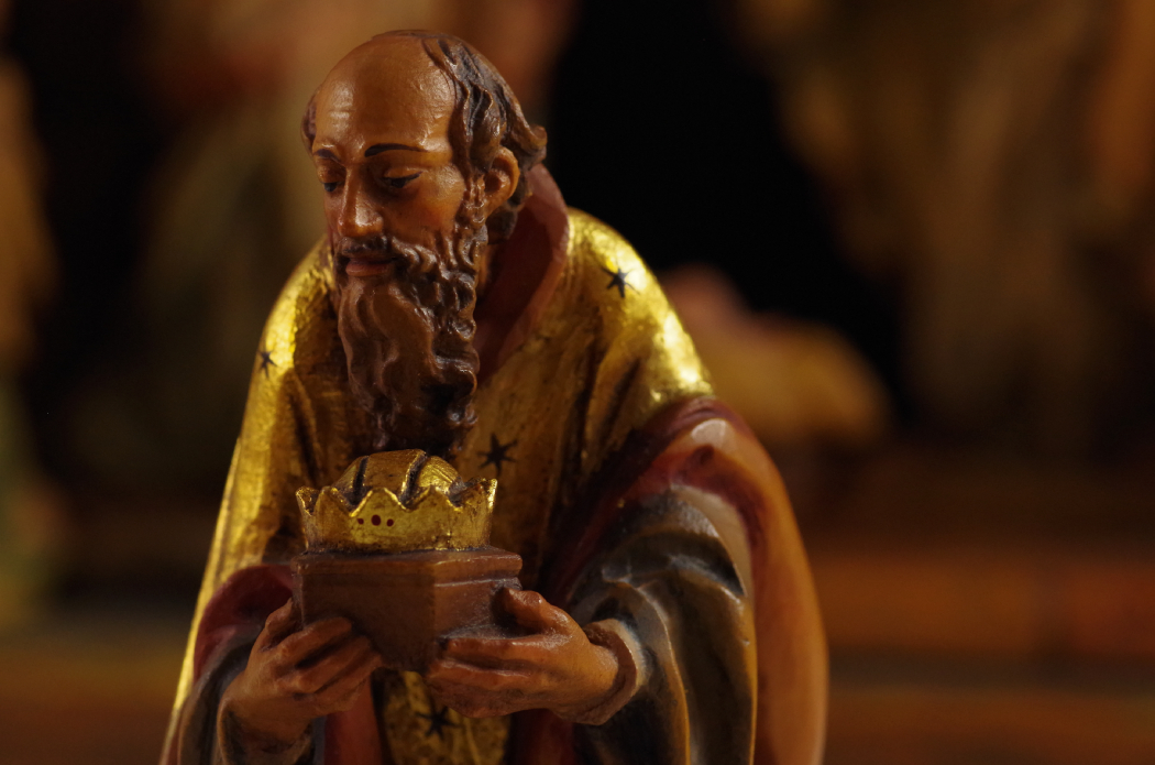 ANRI Hand-Carved Italian Nativity Creche Set