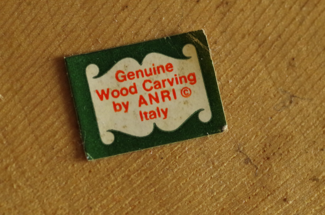 ANRI Hand-Carved Italian Nativity Creche Set