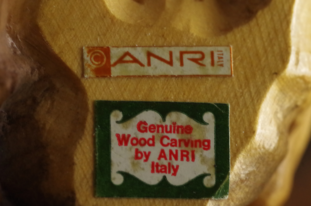 ANRI Hand-Carved Italian Nativity Creche Set