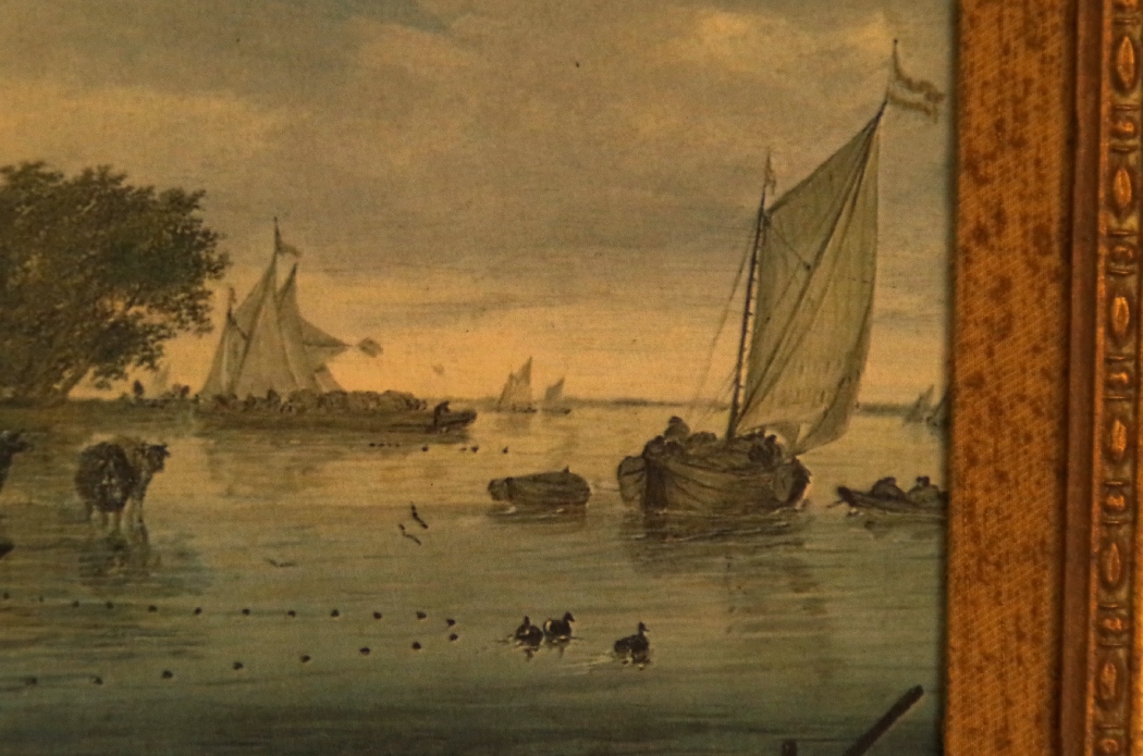 'Reofect Painting' Oil-based Vintage Textured Print on Canvas