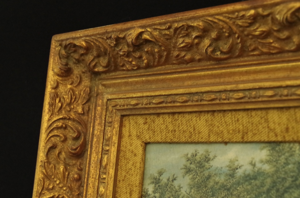 'Reofect Painting' Oil-based Vintage Textured Print on Canvas