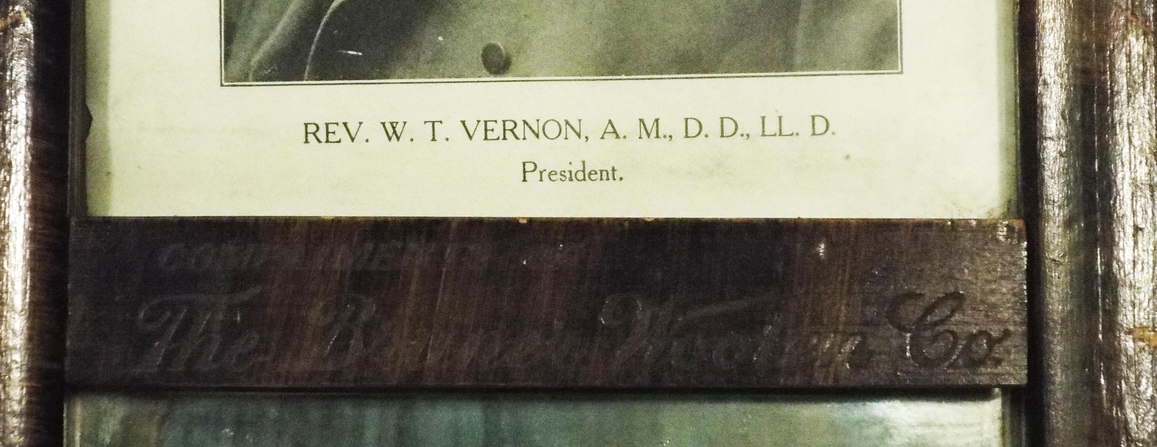 Bruner Woolen Co Mirror