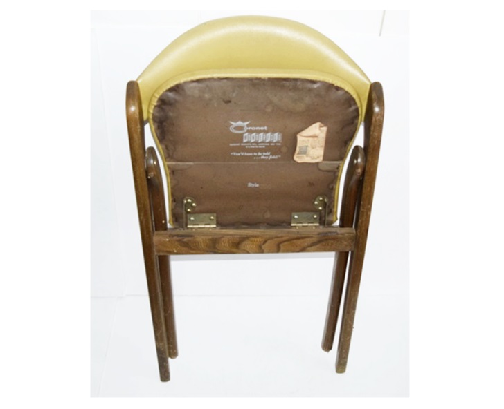 Four Mid-Century Modern Coronet "Wonderfold" Folding Chairs