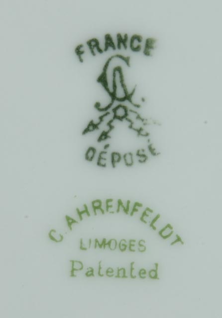 Set of Limoges China in C. Ahrenfeldt Pattern