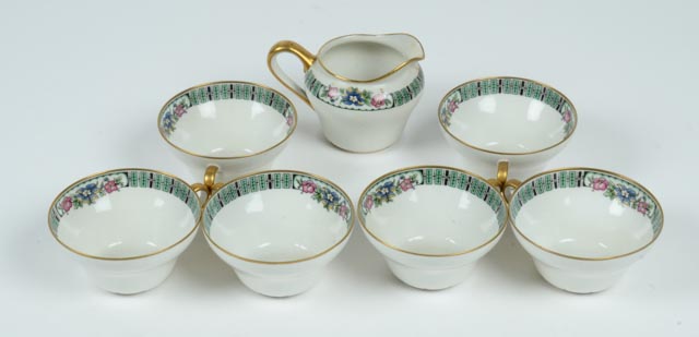 Set of Limoges China in C. Ahrenfeldt Pattern