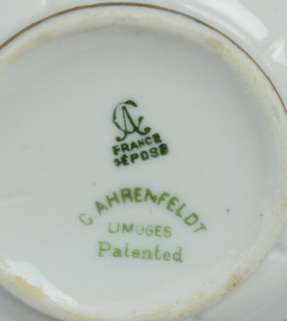 Set of Limoges China in C. Ahrenfeldt Pattern