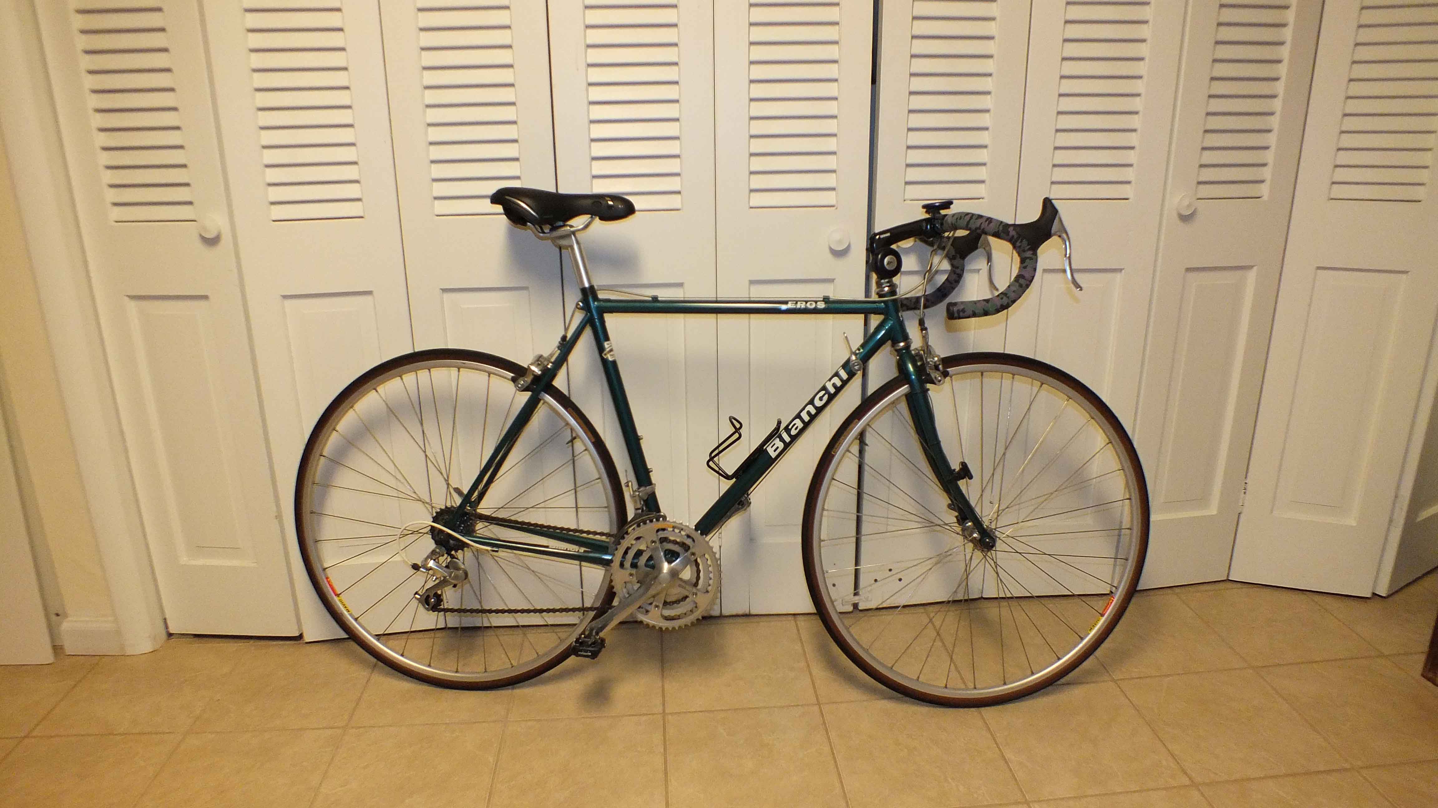 Bianchi eros store road bike