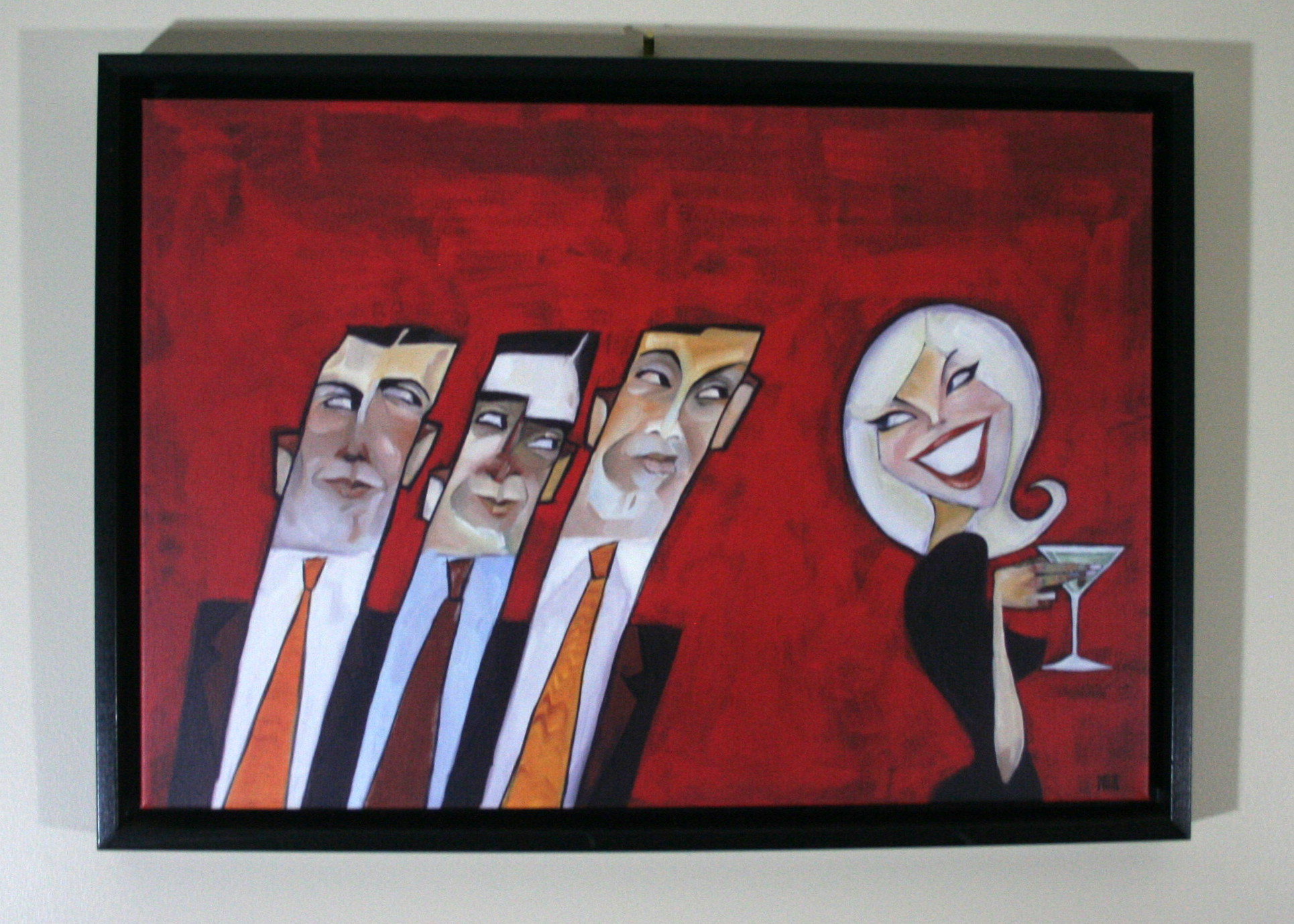 Todd White Giclee on Canvas - "Drink of Her Choice"
