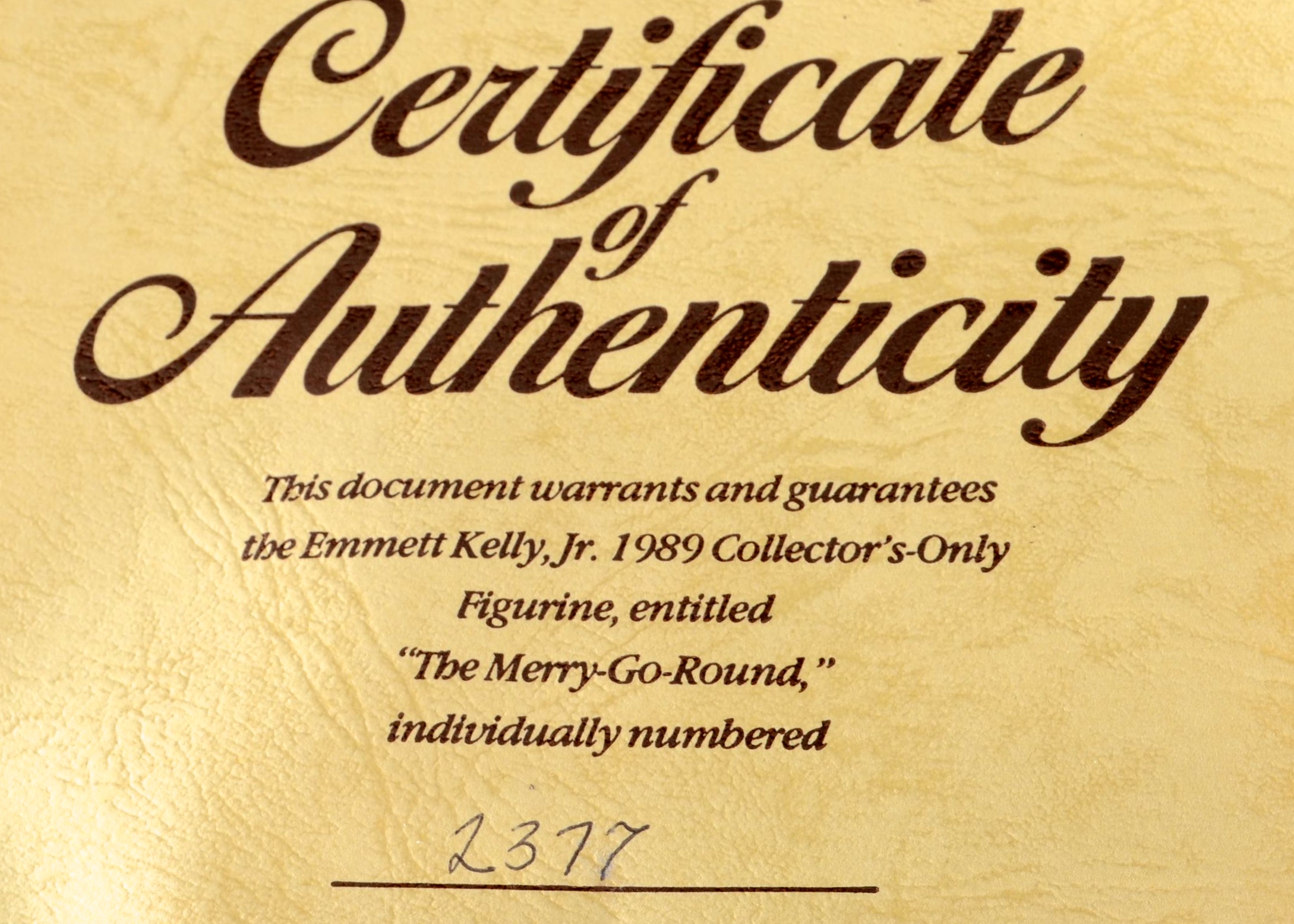 Emmett Kelly Jr. Collectible Clown Figurine