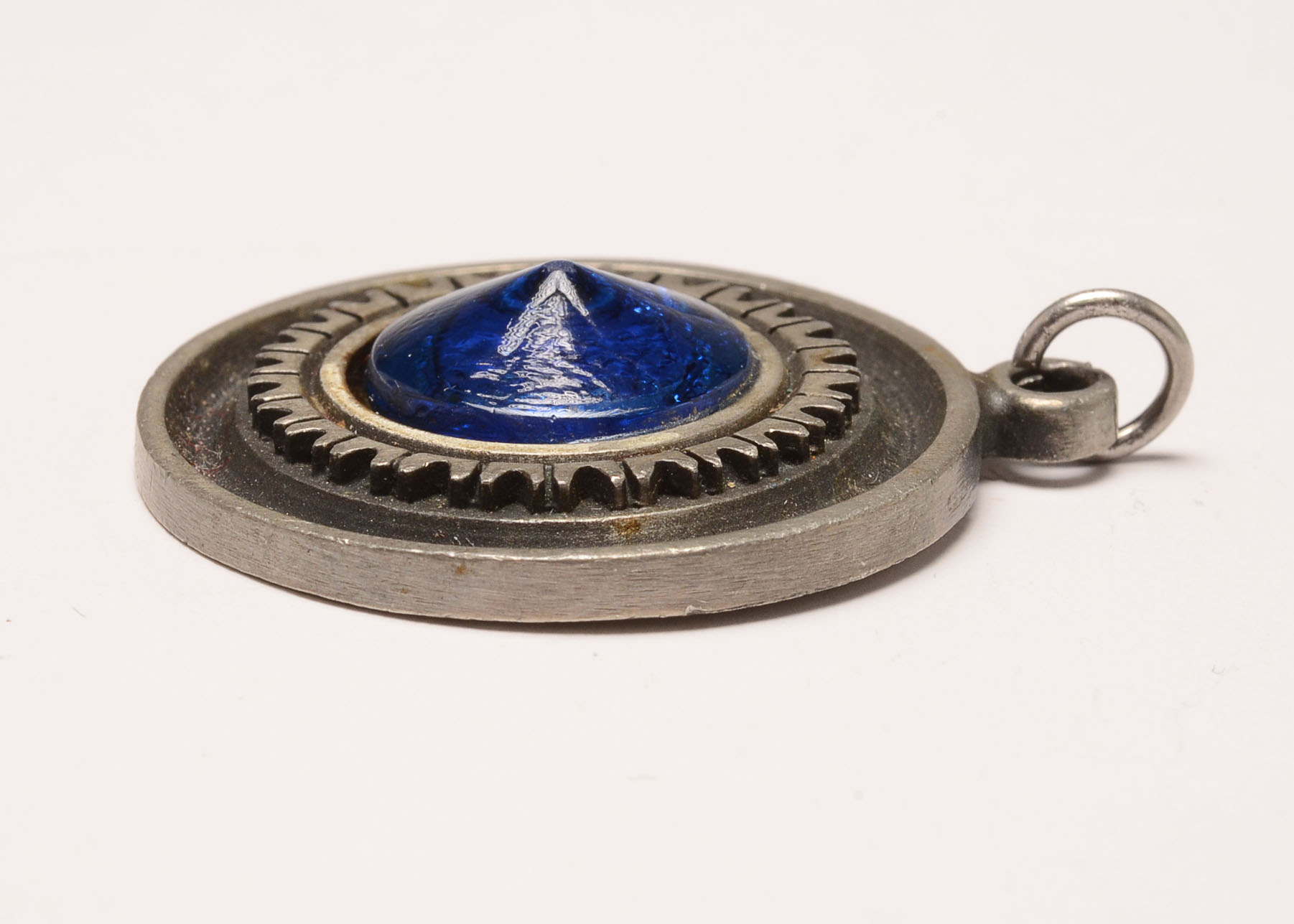 1960s Vintage R. Tennesmed Swedish Modernist Pewter Pendant