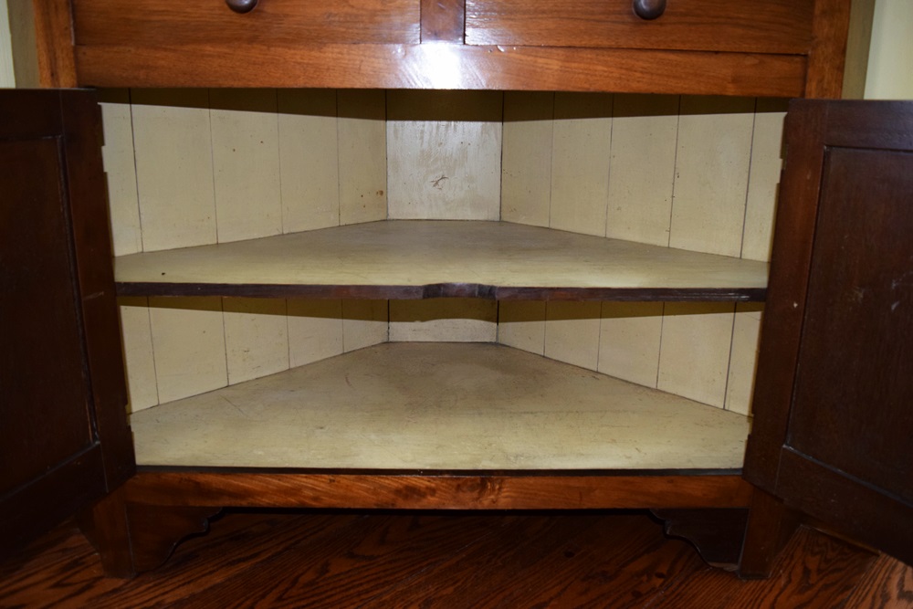 A Handsome 19th Century American Corner Cabinet 