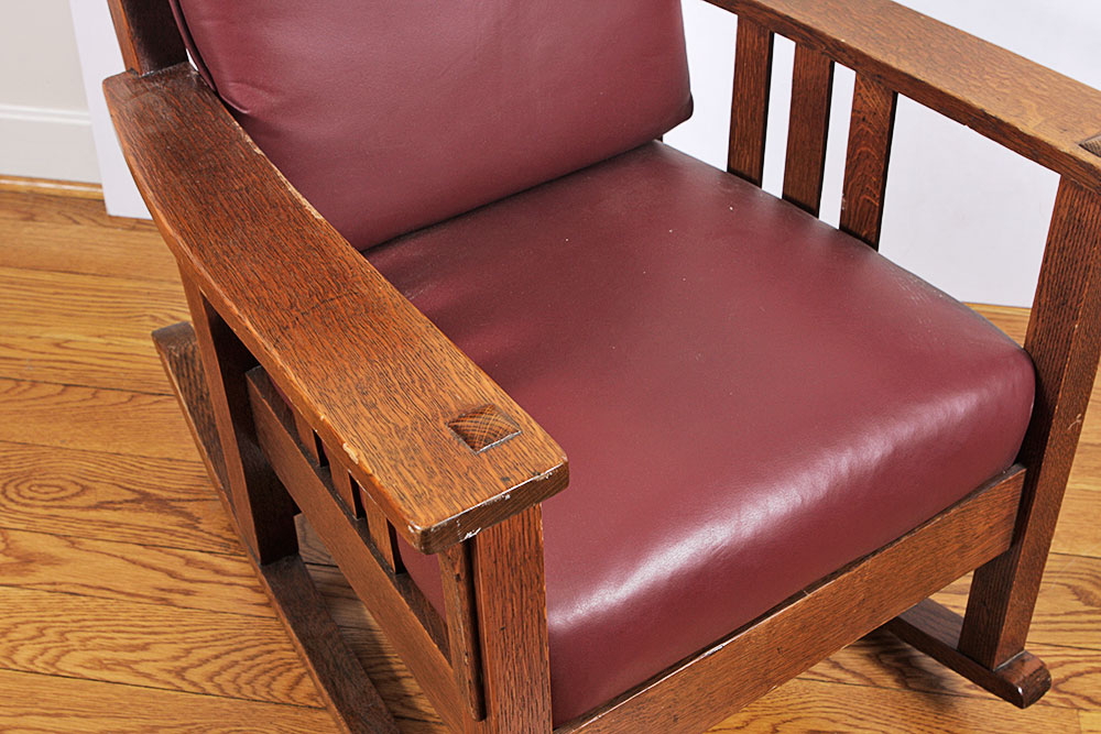 Mission Style Oak Rocking Chair