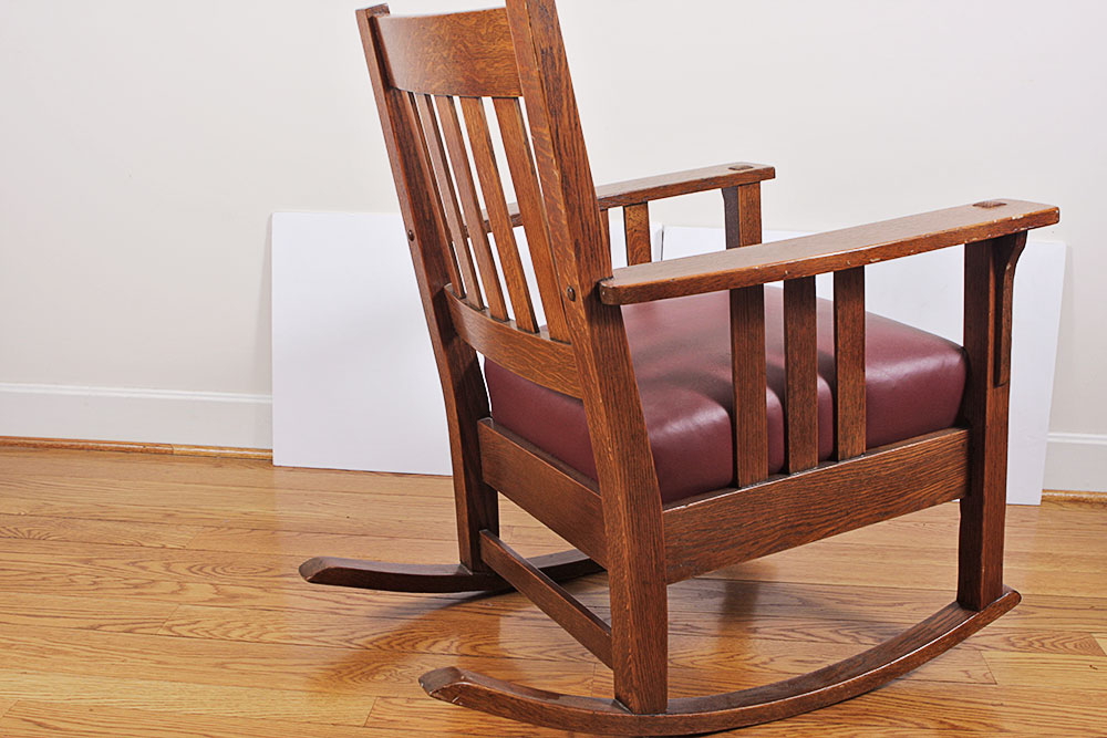 Mission Style Oak Rocking Chair