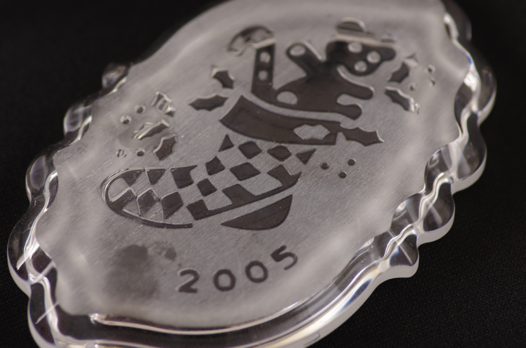 Signed Waterford Crystal Songs of Christmas 2005 Music Box