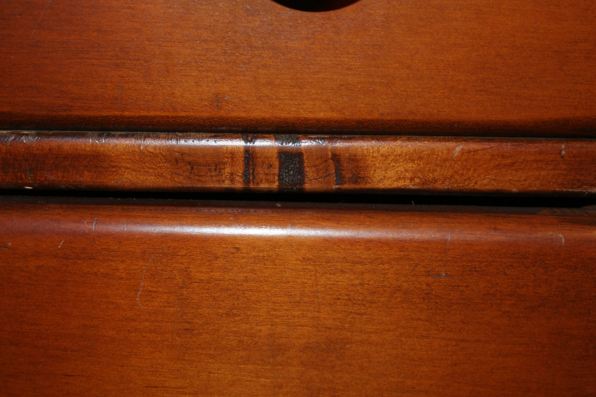 Vintage Solid Rock Maple Vanity with Mirror and Bench