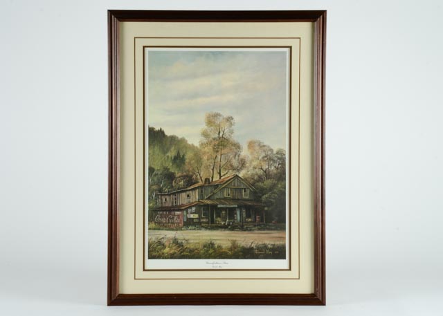 Signed, Limited Edition Russell May Print - "Grandfather's Store"