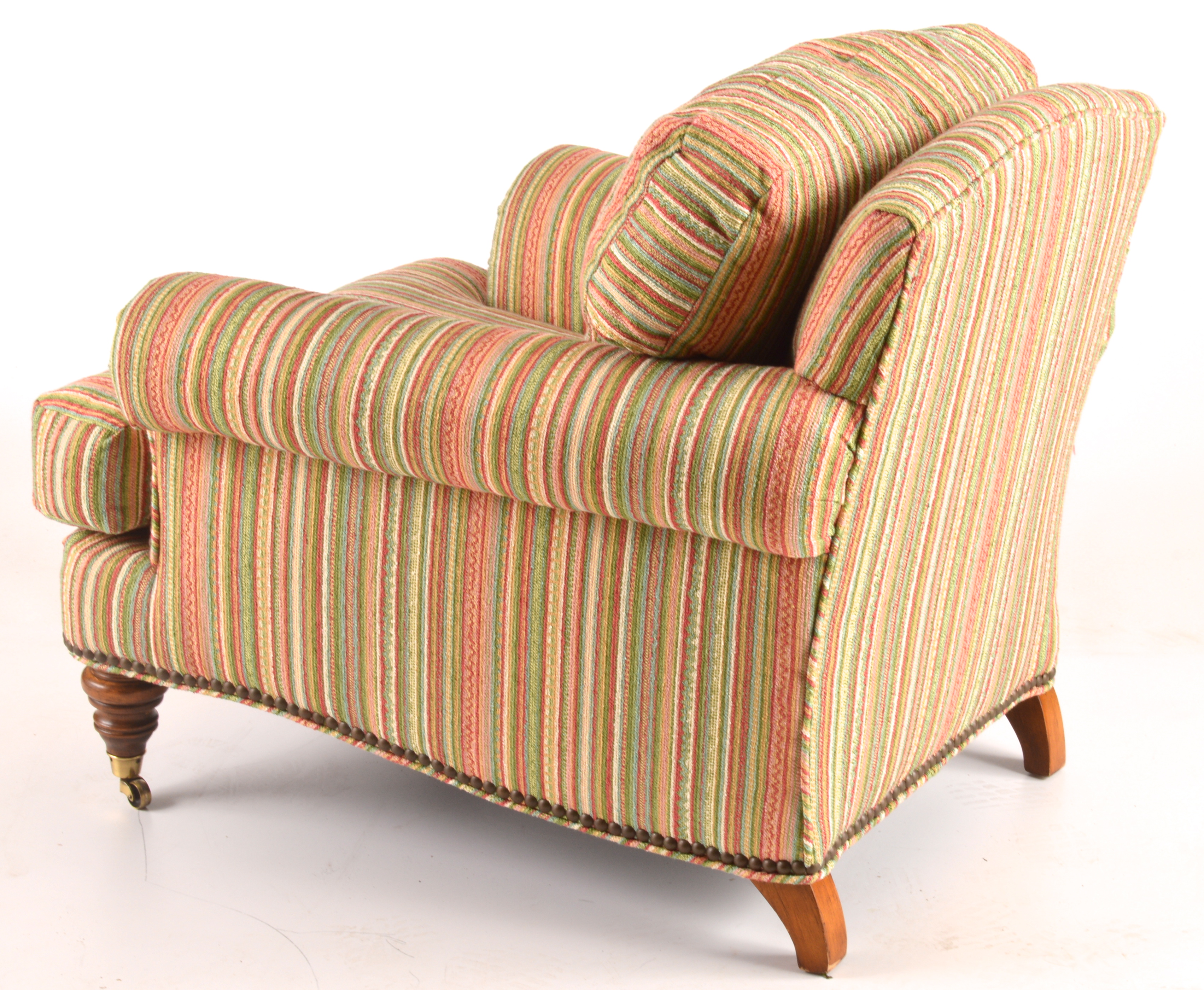 Arm Chair With Matching Throw Pillows