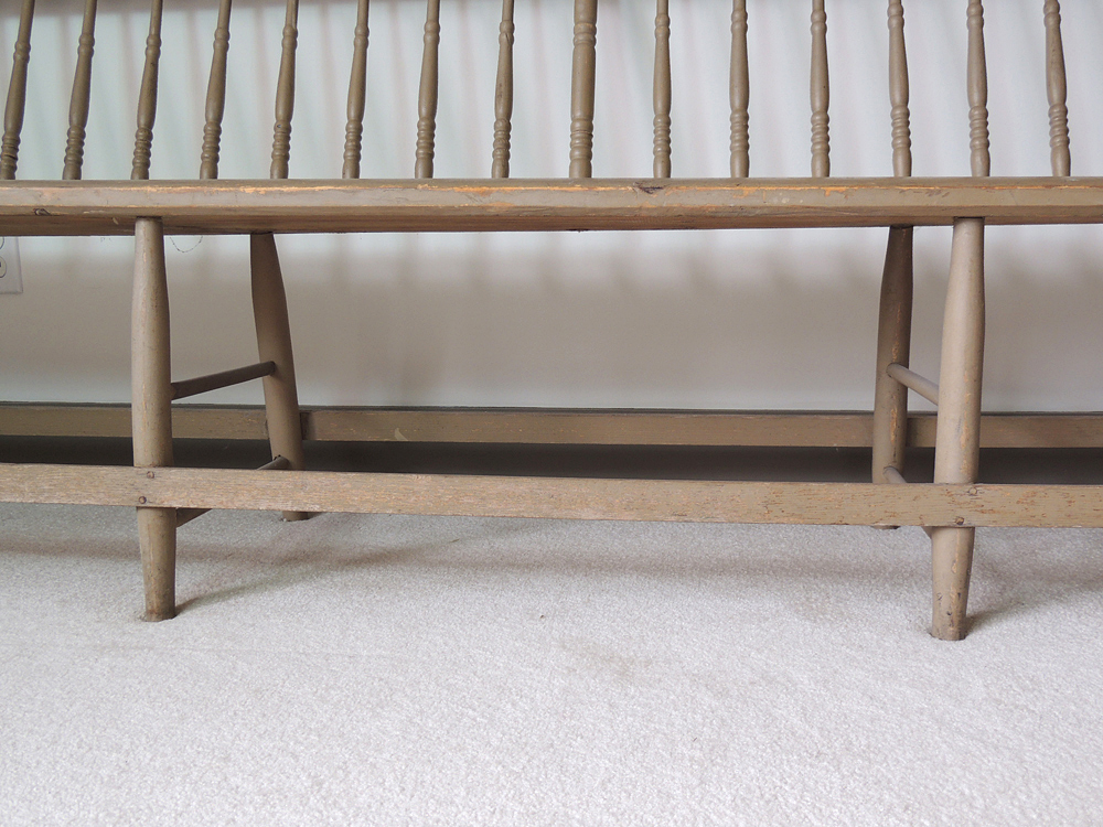 Antique Windsor Deacon's Bench