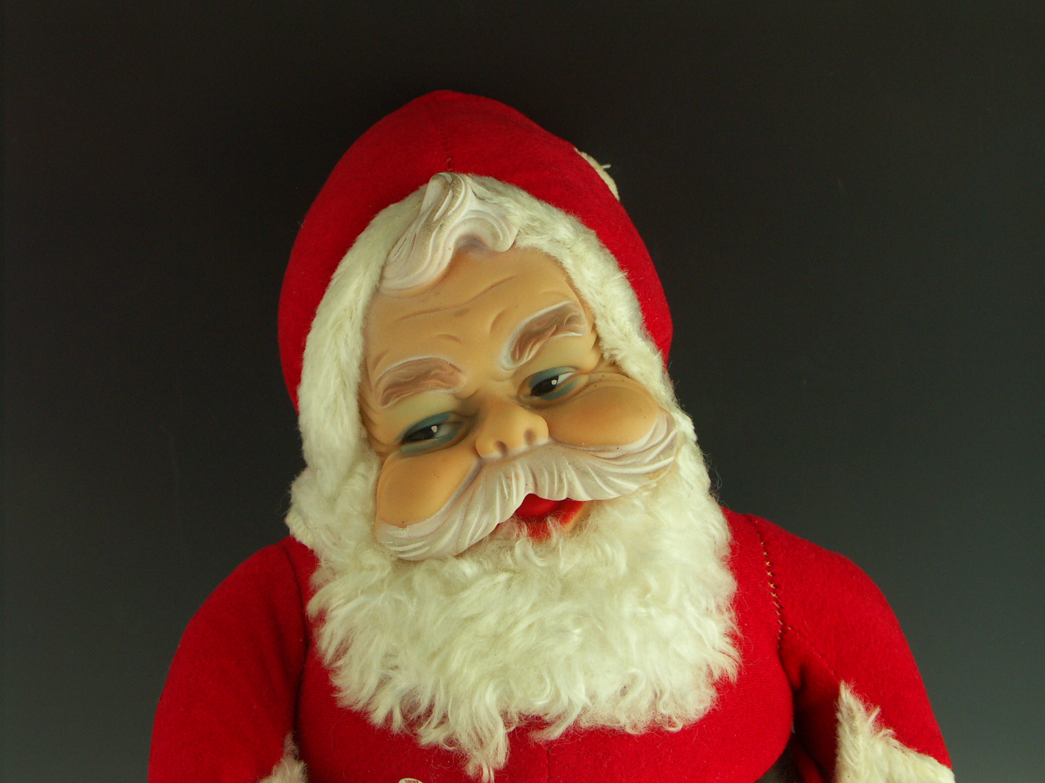 1950's Rushton Coca Cola Santa Doll