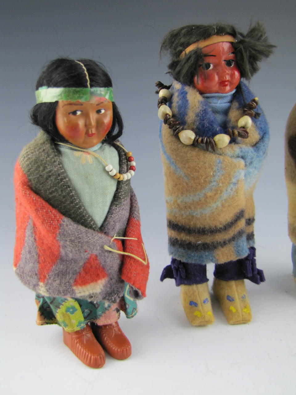 Vintage Skookum Native American Indian Doll Collection