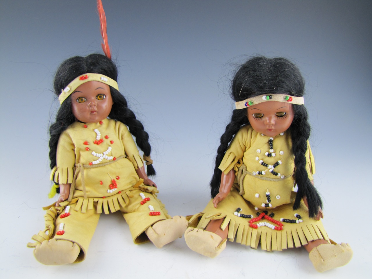 Vintage Skookum Native American Indian Doll Collection