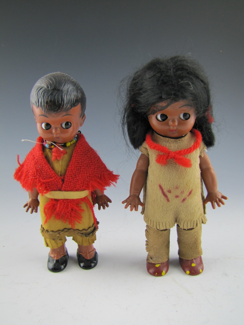 Vintage Skookum Native American Indian Doll Collection